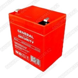 Аккум. батарея 12v 5Ah GENERAL SECURITY  [ГАРАНТИЯ 14 ДНЕЙ]