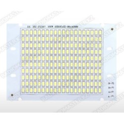 Светодиод LED 100WT, 6500K, 140мм х 98мм, гр.-72 С (IC 32-36v / два источника питания х 50W)