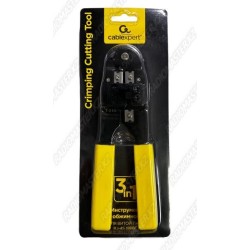 Ключ для обжима, кримпер Cablexpert T-210  (RJ45) 3в1 