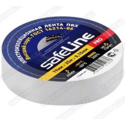 Изолента SafeLine 911 PRO Белая (15mm*10m*0.15mm)
