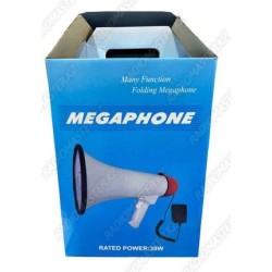 Рупор Megaphone на аккум Gong Xiang HW-20, 1x18650, выносной микрофон 30w