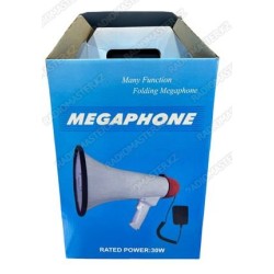 Рупор Megaphone на аккум Gong Xiang HW-20, 1x18650, выносной микрофон 30w