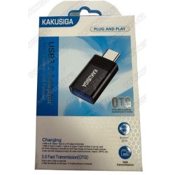 Адаптер OTG KAKUSIGA ⟨KSC-1406⟩ , Type-C to USB-A