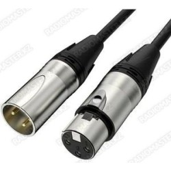 Шнур XLR (female) - XLR (male) 3 метра (фиолетовый)