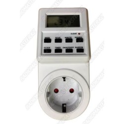 Электронный таймер вкл.  (16A / 3600w / -10+40гр) точность уст.-1мин