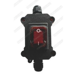 Клавиша ВКЛ KCD-4 в корпусе PG7 - iP65/30A/250v ⟨4pin⟩ красная