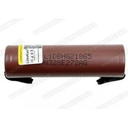 Аккум.батарея Li-ion LiitoKala LiDBHG21865 18650 ток 20A 3000mAh 3.7v С КОНТАКТАМИ(ГАРАНТИЯ 14 ДНЕЙ]