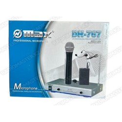 Микрофон MAX DH-767 (База + 1 микрофон + 1 петличка)  радио