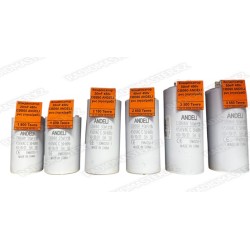 Конденсатор 25mF 450v CBB60 ANDELI pvc (пуск/раб)