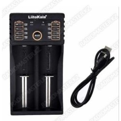Зарядное устр. LiitoKala Lii-202 Smart Universal Charger Li-ion bat.  (слот-2)  micro USB