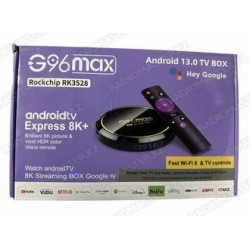 Приставка AndroidTV G96 MAX 8Gb RAM, 16Gb, Rockchip RK3528, Android 13.0, WIF, 8K