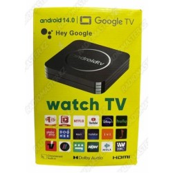 Приставка AndroidTV WATCH TV Q5S 8Gb RAM, 128Gb, Android 14.0, WIF, USB, Micro SD