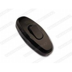 Включатель для БРА проходной KCD5-305 (черный ) на кабель
