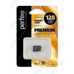 Флеш карта 128Gb Micro SDXC Perfeo Premium (UHS-1) без адаптера