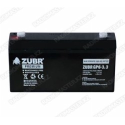 Аккум. батарея 6v 3.3Ah ZUBR premium  [ГАРАНТИЯ 14 ДНЕЙ]