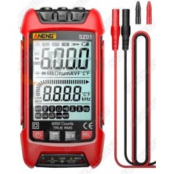 Мультиметр цифровой Aneng SZ01 NCV.*C,Auto Range,mF, поиск фазы, 2*AAA