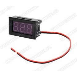 Цифровой вольтметр МИНИ 0,36 DC 2,7 - 32 V (красный) (2 провода)