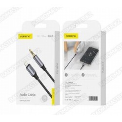 Шнур Переходник Lightning to AUX Jack 3.5 FONENG BM31 1m (черный)