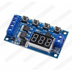 Таймер-реле, циклический задержки HW516/M135, 5-30v, 0.01сек - 9999сек 30V 10A MAX нагрузки на конт.