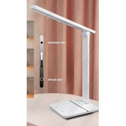 Светильник светодиодный настольный сенсорный, три режима LED SVih HC-7022W, аккум. 18650 (белый)