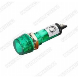Лампочка индикаторная 220v AC D-7mm (зеленый(