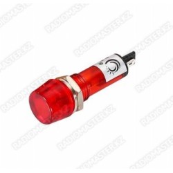 Лампочка индикаторная 220v AC D-7mm (красный(