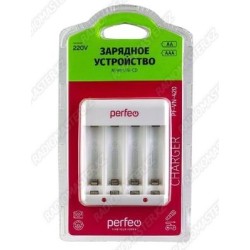 Зарядное устр.PERFEO (PF-VN420) 220v, Mi-MH,Ni-CD,  AAA/AA х 4