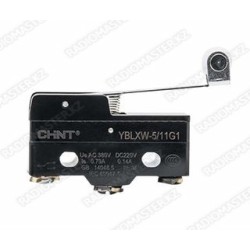 Концевой выключатель CHNT YBLXW-5/11G1, DC220v 0.14A, AC380v 0.79A3pin (ролик)