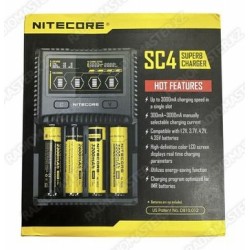 Зарядное устр. NITECORE SC4  Quick Charge 2.0, питание - 220v  (слот-4)